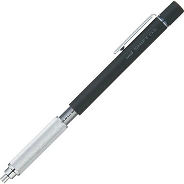 uni Uni Shift Pipe Lock Drafting 05mm Pencil Black Body with Smoke Accent M5101024