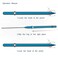 WSD Mechanical PencilDrawing PencilsSketch PencilsMagnetic Control PencilPencil Refills Diameter20mm 2B Blue