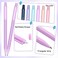 Yexiya 36 Pcs Mechanical Pencil Set 12 Pastel Cute Mechanical Pencils with 8 Tubes HB Resin Refills 4 Pcs Erasers and 12 Cap Eraser Refills for Writing05mm