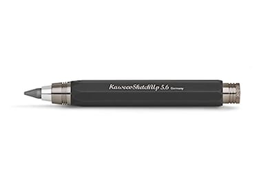 Kaweco SKETCH UP Clutch Pencil 56 mm 5B Black with Lead Refill I Pencil 105 cm