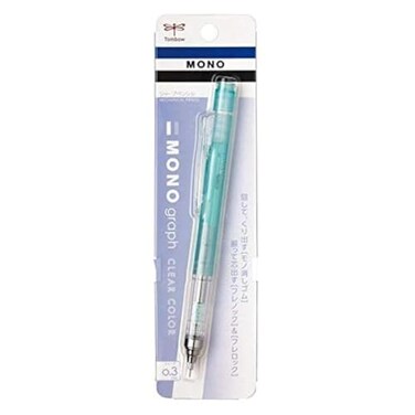 Tombow Mechanical Pencil Monograph Clear Color 03mm Clear Mint DPA139D