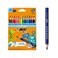 BIC Kids Evolution Triangle Coloured Pencils Ideal for Small Kids 2 Years and Up Extra Resistant 12 Pack