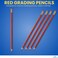 1InTheOffice Red Grading Pencils 2 Lead Red Pre Sharpened Checking Pencils 48 Pack