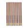 AIT Products AIT Art Wood Pencils Pack of 12 Unsharpened No 2 HB Lead Latex Free Erasers Made in USA to Handle Any Writing Task with Ease