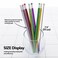 BAZIC PRODUCTS BAZIC Products Metallic Glitter Pencil wEraser Latex Free Eraser Unsharpened Rewards Glitter Pencil 8Pack 1Pack