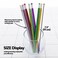 BAZIC PRODUCTS BAZIC Products Metallic Glitter Pencil wEraser Latex Free Eraser Unsharpened Rewards Glitter Pencil 8Pack 1Pack