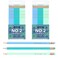 ECOTREE Pencils 2 PreSharpened Pencils for Kids Number 2 Pencil with Erasers for School Writing 24 Count