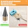 Gersoniel 24 Pcs Infinite Pencil Replaceable Refill Inkless Pencil Replaceable Graphite Nib Graphite Nib Metal Inkless Everlasting Pencils Replacement Head for Writing Drawing Supplies