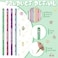 Leinuosen 48 Pcs Scented Pencils for Kids Cute Motivational Colorful Fun Wood HB Pencils Bulk with Erasers Fruit Elements for School Office Classroom Student