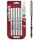 Uni-Ball UniBall 60381PP Vision Rollerball Pens Fine Point 07mm Fashion Colors 5 Count