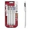 Uni-Ball uniball one Retractable Gel Pens Medium Point 07mm Black and Blue Ink 5 Pack