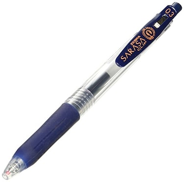Zebra Technologies ZEBRA Sarasa Clip Pen 03 mm BlueBlack JJH15FB