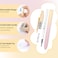 ACEES Gel Pens 5Pcs 07mm Fine Point Black Ink Pens With Smooth WritingOffice Desk AccessoriesQuick Dry Pens For JournalingBallpoint Writing Supplies Gift for Women Men Gradient