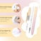 ACEES Gel Pens 5Pcs 07mm Fine Point Black Ink Pens With Smooth WritingOffice Desk AccessoriesQuick Dry Pens For JournalingBallpoint Writing Supplies Gift for Women Men Gradient