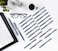 Aozora Black Gel Pens Fine Point Smooth Writing Pen 40 Pack Retractable Black Gel Ink Pen with Soft Grip 05mm Quick Dry Office School Supplies20 Pens with 20 Refills