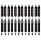BaoKe Retractable Premium Gel Ink Pen Ball Pen 07mm PC196 12 Pack Black