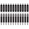 BaoKe Retractable Premium Gel Ink Pen Ball Pen 07mm PC196 12 Pack Black