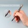 BaoKe Roller Ball Pens Liquid Gel Needlepoint Pens 05mm Writing Signature for Office Pack of 12Pcs BK111 black