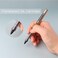 BaoKe Roller Ball Pens Liquid Gel Needlepoint Pens 05mm Writing Signature for Office Pack of 12Pcs BK111 black