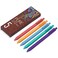 czxwyst Soft Touch Retractable Gel Ink Pens 05mm Fine Point Elegance Colors 5Pack Colored Ink