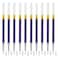 DUNBONG DunBong Blue Gel Ink Refills Liquid Gel Pens Refills 05mm Fine Line Set of 10 Blue