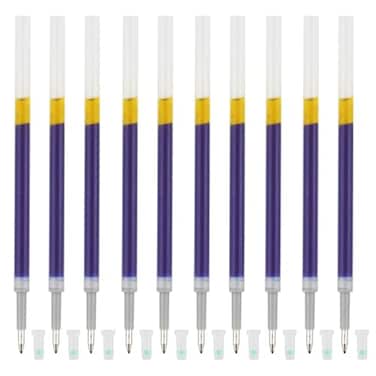 DUNBONG DunBong Blue Gel Ink Refills Liquid Gel Pens Refills 05mm Fine Line Set of 10 Blue