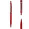 DUNBONG Red Metal Gel Pen Black Ink 05mm Retractable Ballpoint Pen Red
