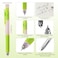 EpenGo cute Pastel Ballpoint Pens Fine Point Smooth Writing Pens 05mm Black Gel Ink pen QuickDry Retractable with Silicone Grip 4 Pcs Morandi Colors for Office School Supplies Journaling Men