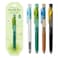 EpenGo cute Pastel Ballpoint Pens Fine Point Smooth Writing Pens 05mm Black Gel Ink pen QuickDry Retractable with Silicone Grip 4 Pcs Morandi Colors for Office School Supplies Journaling Men