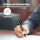 Everyman Grafton Gunmetal Mini Click Refillable 07mm Gel Pen Compact Aluminum Pen with Deep Grooved Grip for Smooth Writing Pocket EDC Ink Pen for Office Travel Journaling Daily Use