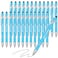 Geyee 24 Pcs Shower Pens Ballpoint Pens with Stylus Tip Black Ink Retractable Gel Ink Pen for Shower Favors DecorsBlueBoy