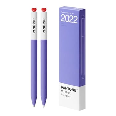 Kaco FIRST Gel Pens 2 Pieces with Black Ink 05 mm Fine Point Smooth Writing Experience Aesthetic Cute Stationery for Journaling Note Taking Pens 2022 Very Peri
