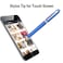 KAKA RABBIT Gel Ink Rollerball Stylus Pen 18 Pack05mm Fine Point2 in 1 Capacitive Stylus PenLarge Capacity Blue InkWriting Smoothly for OfficeBusinessGiftMetal Silver Clip