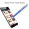 KAKA RABBIT Gel Ink Rollerball Stylus Pen 18 Pack05mm Fine Point2 in 1 Capacitive Stylus PenLarge Capacity Blue InkWriting Smoothly for OfficeBusinessGiftMetal Silver Clip