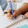 KAKA RABBIT Gel Ink Rollerball Stylus Pen 18 Pack05mm Fine Point2 in 1 Capacitive Stylus PenLarge Capacity Blue InkWriting Smoothly for OfficeBusinessGiftMetal Silver Clip