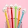 KRIZJUES 12 Pcs Kawaii Cute Gel Ink Pens Black Refill 05mm Suitable for Writing Gifts for Children and Teachers