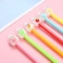 KRIZJUES 12 Pcs Kawaii Cute Gel Ink Pens Black Refill 05mm Suitable for Writing Gifts for Children and Teachers