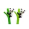 Lopenle 9 PCS Cute Panda Pens Novelty Animal Pens Panda Climbing Tree Pen Kawaii Rollerball Pen 05 mm For Party Birthday Christmas Office