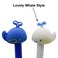 Maydahui 12 PCS Cute Whale Shape Rollerball Pen Water Spray Fish Pens Colorful Animal Pen Black Gel Ink for Office School Stationery