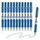 M&G MG Gel Pen Medium Point 05mm 12 Pack Retractable Pens Quick Dry Smooth Writing Dark Blue Gel Ink Rollerball Pen for Home Office Writing Note Taking Journaling Business Style 1
