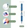 M&G MG Gel Pen Medium Point 05mm 12 Pack Retractable Pens Quick Dry Smooth Writing Dark Blue Gel Ink Rollerball Pen for Home Office Writing Note Taking Journaling Business Style 1