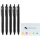monoc Zebra Sarasa R 05mm Retractable Gel Ink Pen Black Ink 5 set JJ29R1BK1 Sticky NoteJapan Import