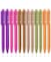 Mr. Pen Mr Pen Retractable Gel Pens 12 Pack Black Ink Late Harvest Color Barrel Fine Point 05mm Fast Dry Smooth Writing Cute Pens for Drawing Writing Planner and School Supplies