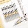 PenMont Retractable Gel Rollerball Pens Japanese Style Smooth Writing Comfortable Grip 05mm Fine Point Black Gel Ink For Journaling Writing Pens 12Count Pack