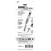 Pentel EnerGel RTX Retractable Liquid Gel Pen 03mm Needle Tip Extra Fine Line Blue Ink Pack of 3 BLN73BP3C