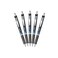 Pentel EnerGel RTX Retractable Liquid Gel Pen 05mm Fine Line Needle Tip Black Ink Pack of 5