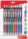 Pentel EnerGel RTX Retractable Liquid Gel Pen 07mm Metal Tip Medium LineAssorted Ink 8Pk BL77BP8M1