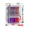 Pentel EnerGel RTX Retractable Liquid Gel Pen Passion Expressions Pack 07mm Metal Tip Medium Line Assorted Ink Pack of 8 Pens BL77XPASBP8M
