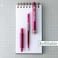 PILOT FriXion Ball Clicker Retractable Erasable Gel Pen Fine Point 07mm Burgundy Ink 6 Count