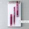 PILOT FriXion Ball Clicker Retractable Erasable Gel Pen Fine Point 07mm Burgundy Ink 6 Count